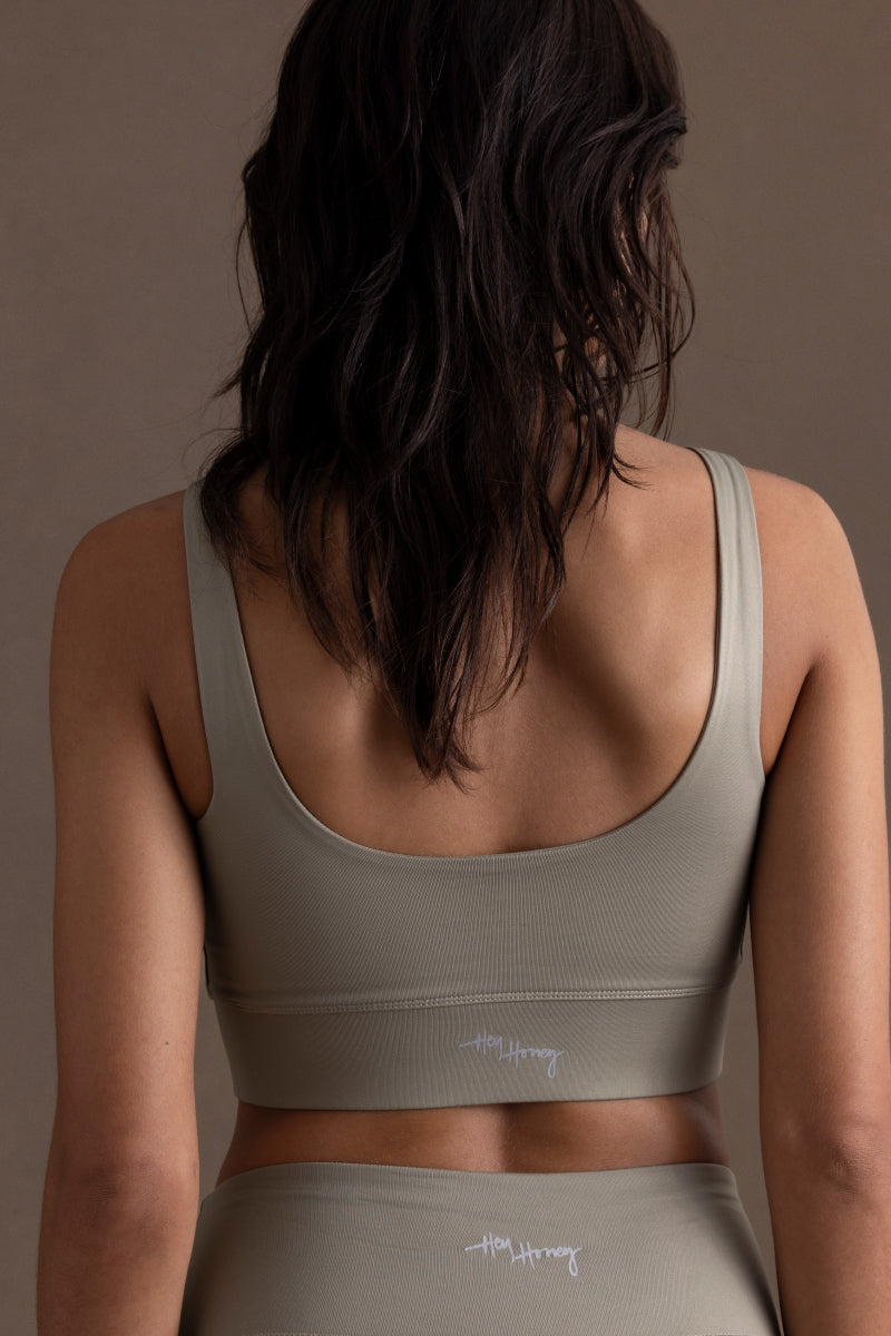 hey-honey-classic-bustier-vetiver-longline-sport-bh-gr-n image 1