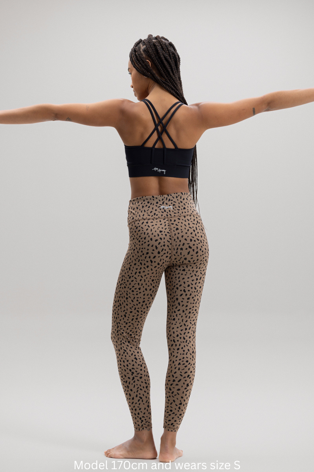hey-honey-classic-lessismore-cropped-leggings-caribou image 2