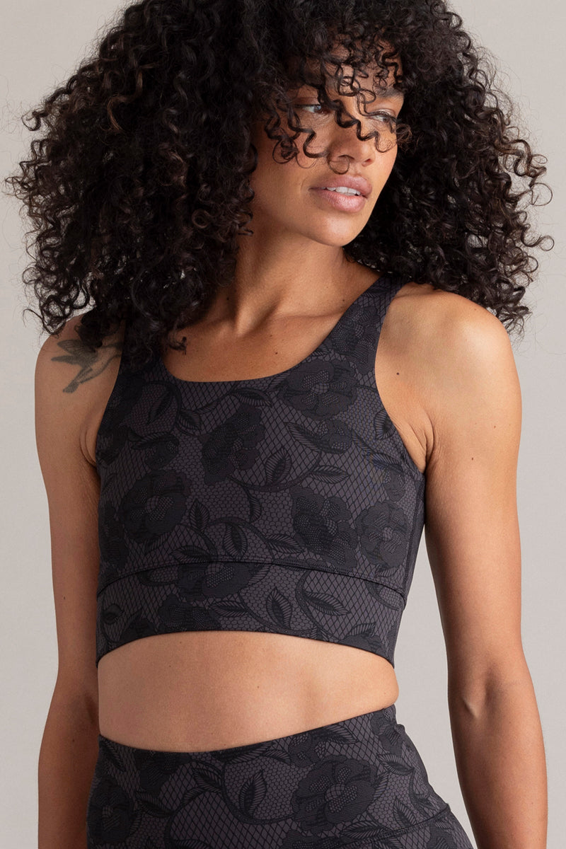 hey-honey-classic-bustier-dark-lace-sport-bh-schwarz-leicht image 4