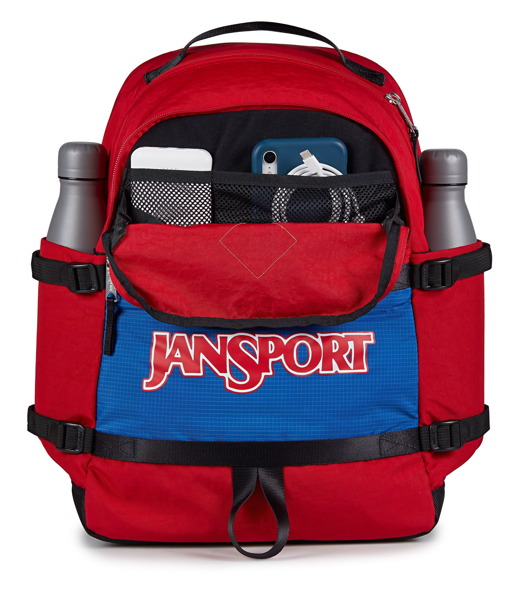 jansport-small-seattle-pack-rucksack-red-tape-retro image 5