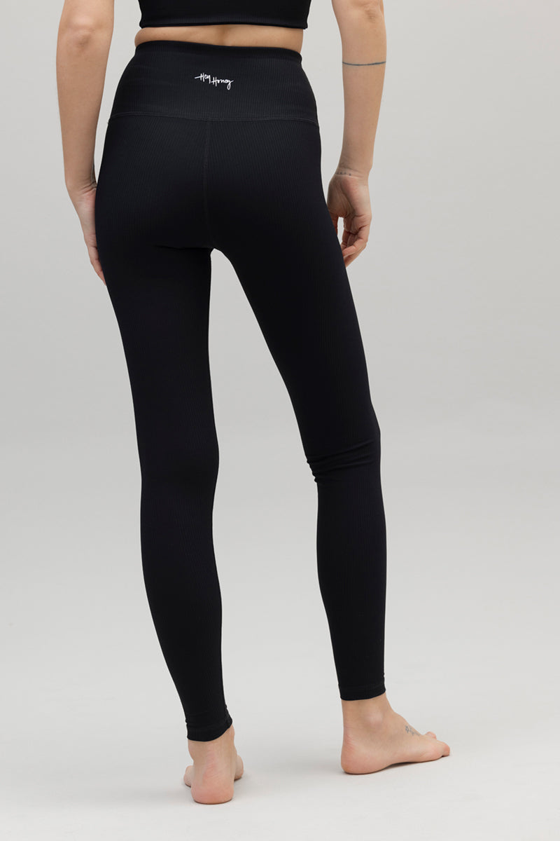 hey-honey-ribbed-leggings-sportleggings-black image 5