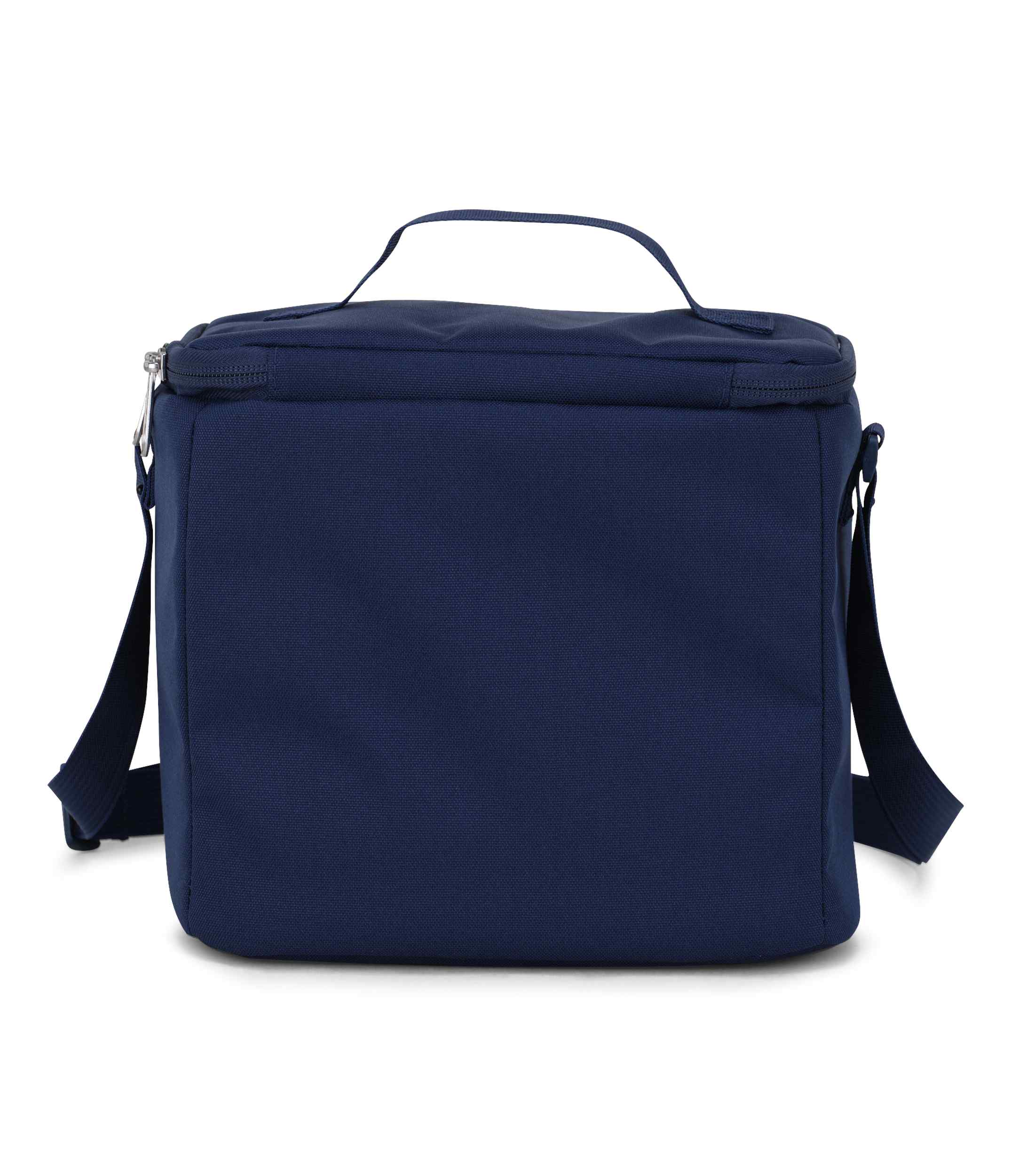 jansport-super-snack-lunchbag-marineblau-isoliert-mit-schultergurt image 3