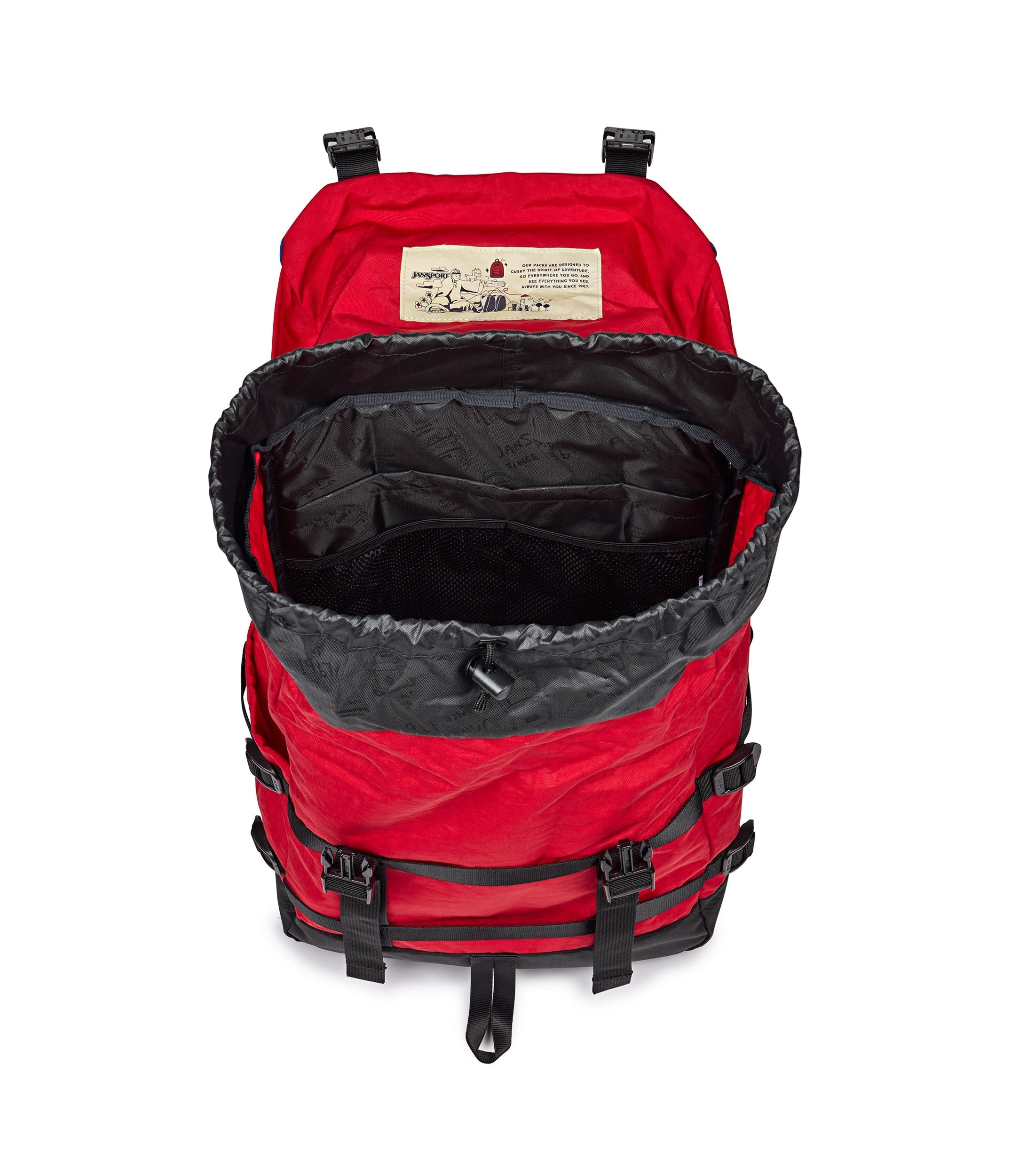jansport-skip-pack-rucksack-red-tape-retro-laptopfach image 3