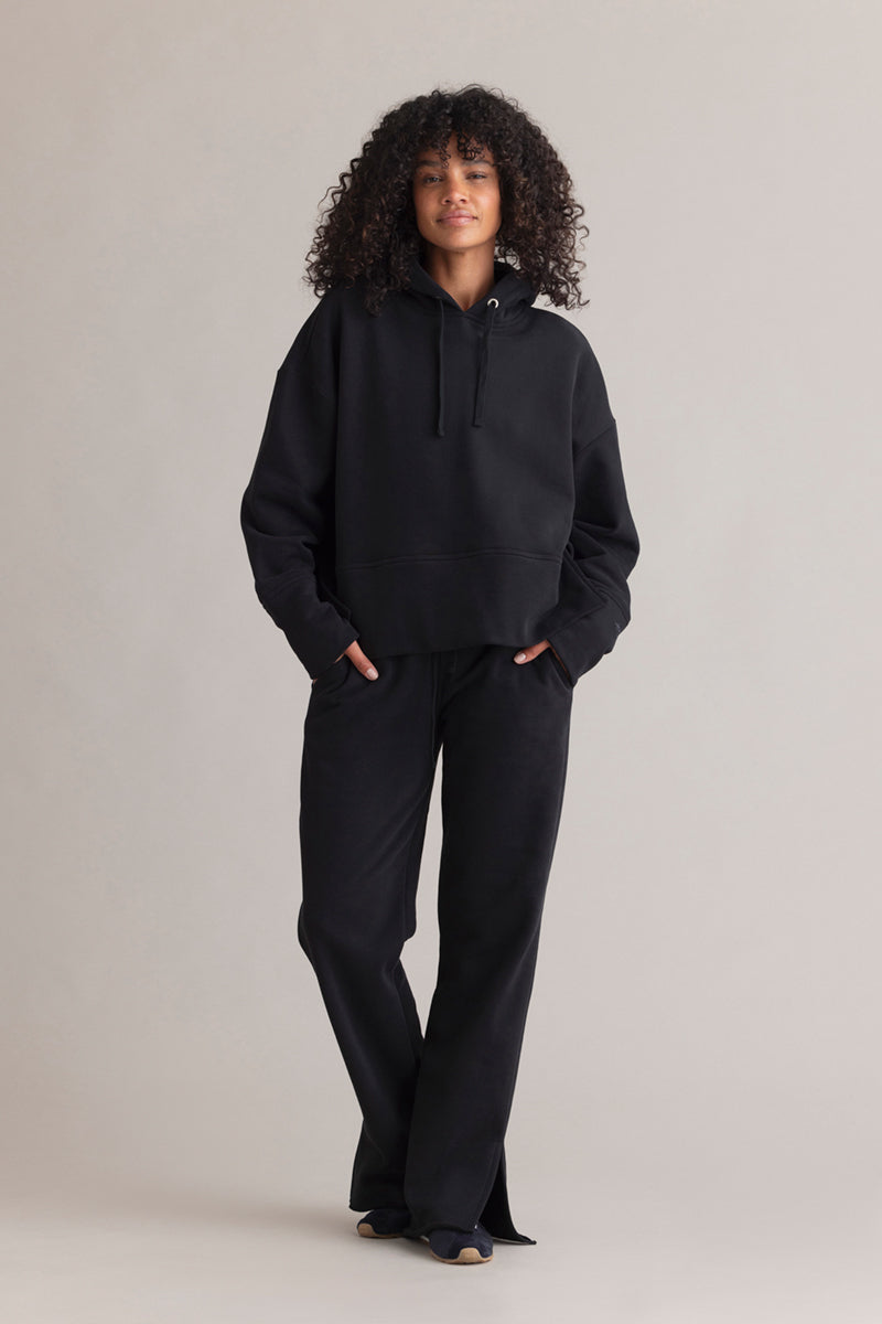 hey-honey-classic-cozy-hoodie-kapuzenpullover-schwarz-baumwolle image 3