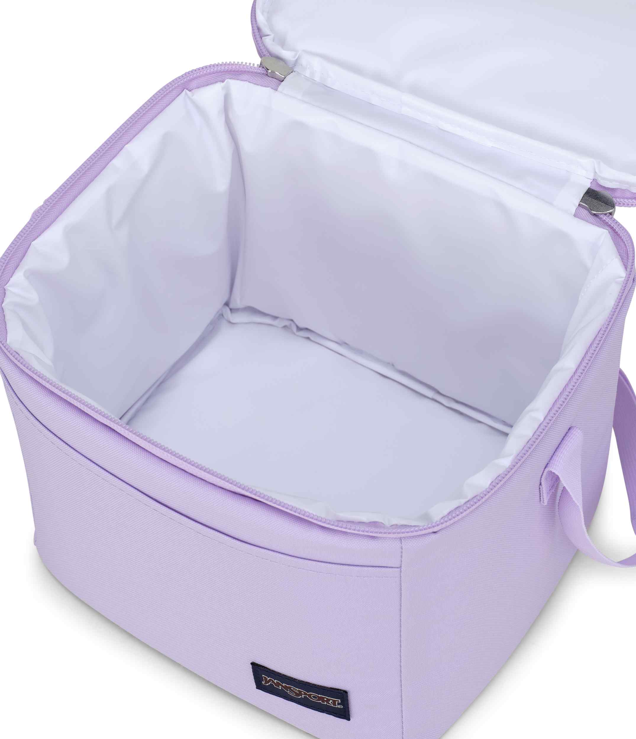 jansport-super-snack-lunchtasche-pastel-lilac-isoliert image 4