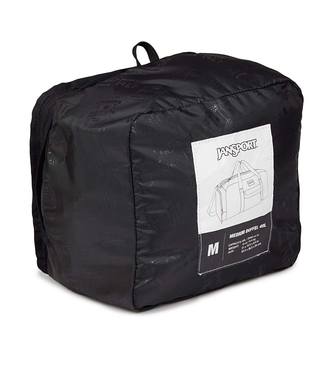 jansport-weekender-medium-duffle-reisetasche-black-trolley image 4