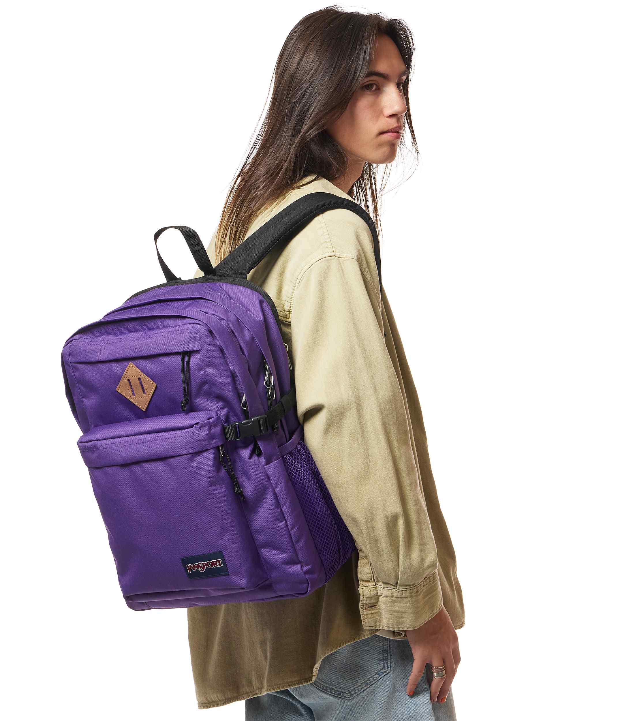 jansport-main-campus-rucksack-grape-jelly-mit-laptopfach image 3
