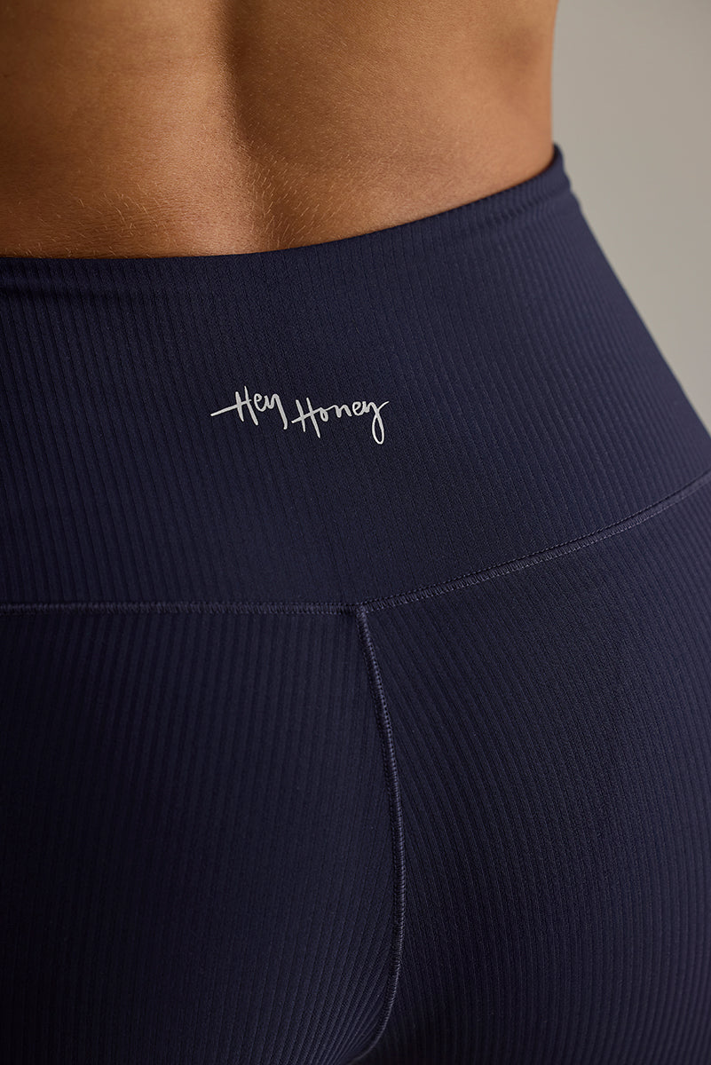 hey-honey-ribbed-cropped-leggings-baritone-blue-high-waist image 5