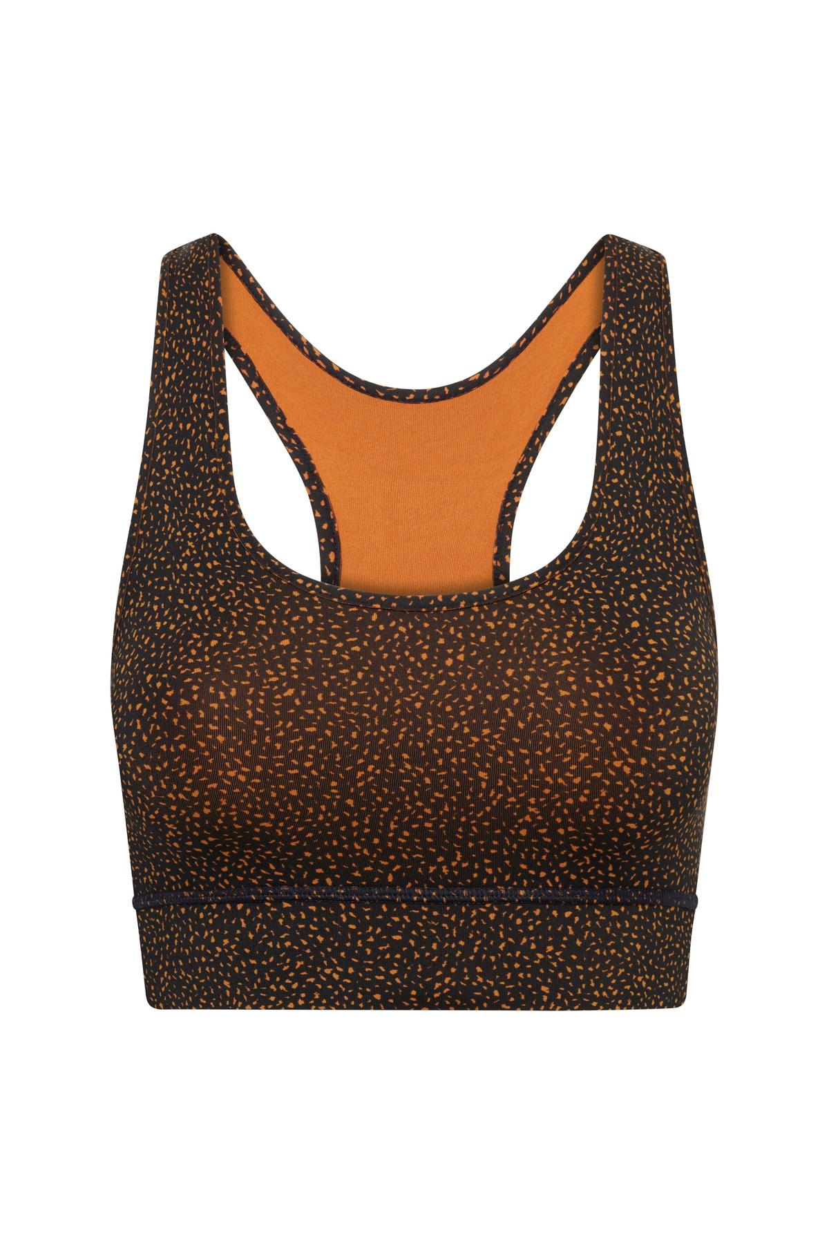 hey-honey-classic-racerback-bra-minimal-pumpkin-orange image 8