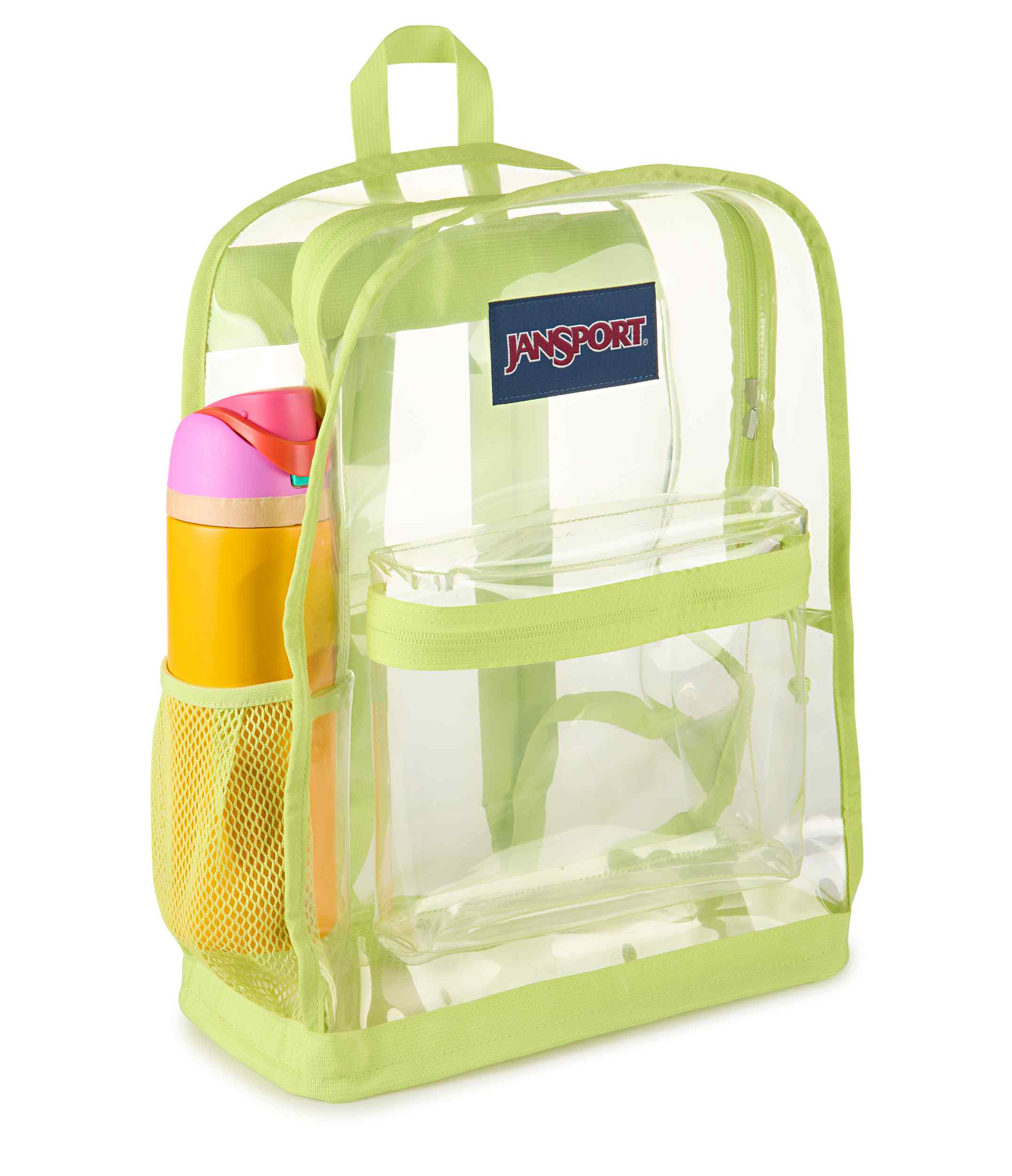jansport-clear-pack-rucksack-lime-citron-transparent image 5