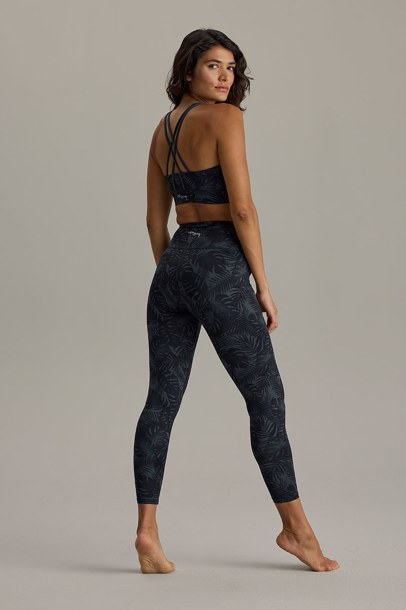 hey-honey-classic-palm-teal-set-sportset-bra-leggings image 4