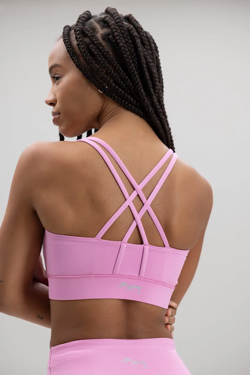 hey-honey-classic-criss-cross-bra-rosewood-sport-bh image 1