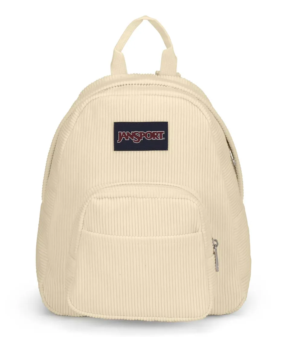 jansport-half-pint-fx-mini-rucksack-coconut-corduroy image 1