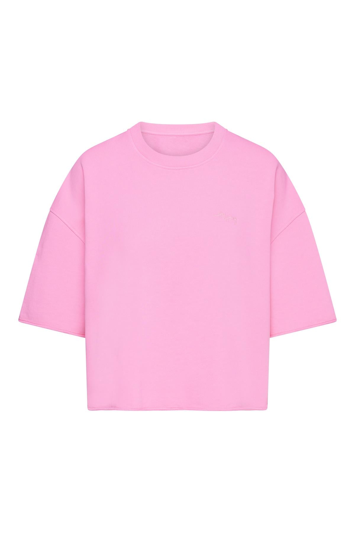 hey-honey-classic-short-sleeve-sweat-sweatshirt-rosewood-baumwolle image 4