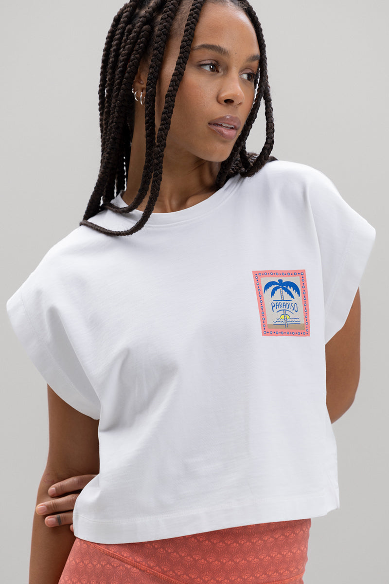 hey-honey-classic-cropped-shirt-paradiso-t-shirt-baumwolle image 1