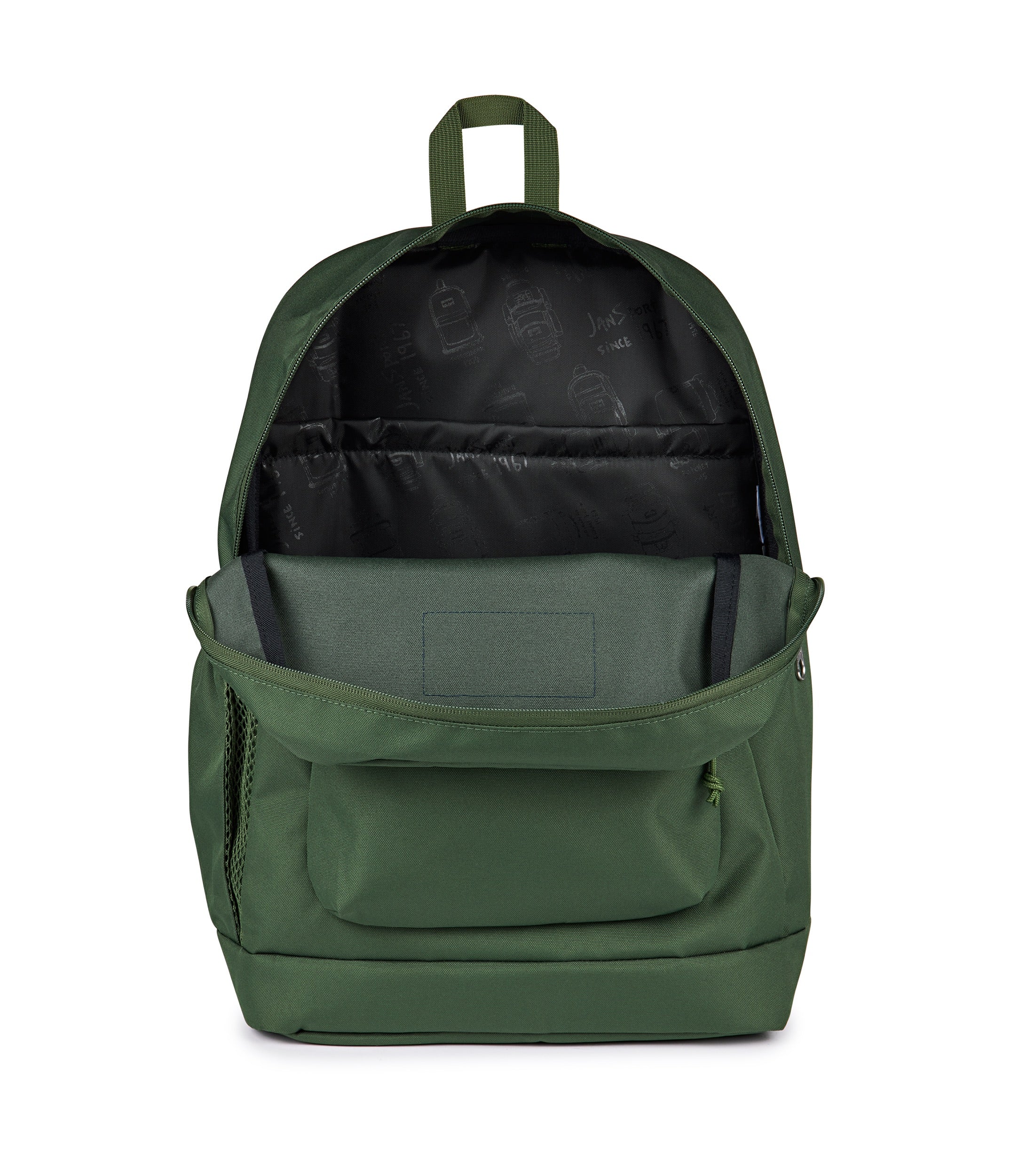 jansport-cross-town-plus-rucksack-cargo-green-mit-laptopfach image 3
