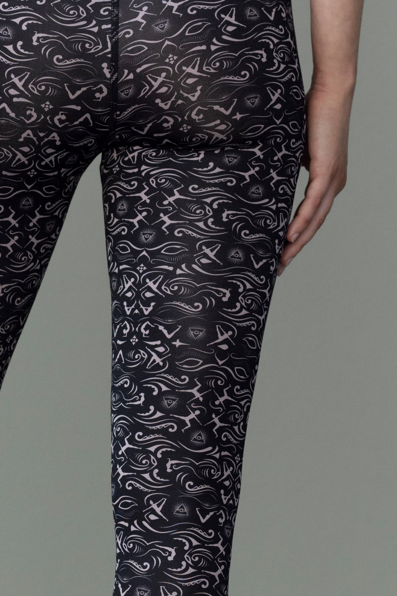 hey-honey-classic-samadhi-leggings-yogahose-black image 1