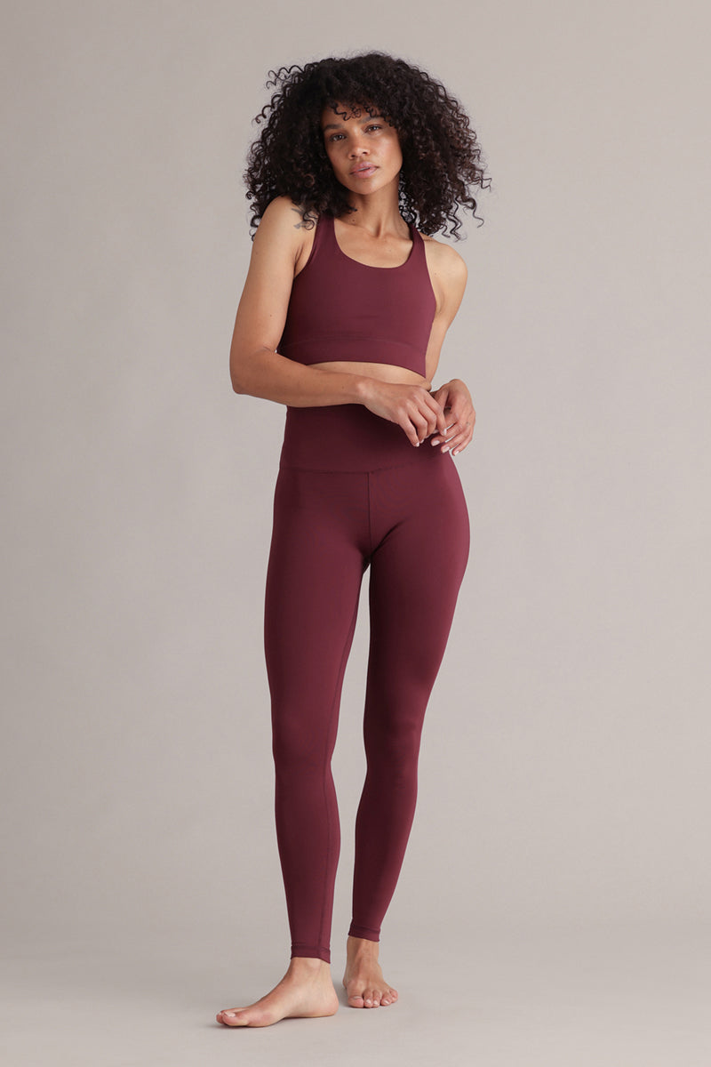 hey-honey-classic-italian-plum-set-yoga-set-high-waist image 1