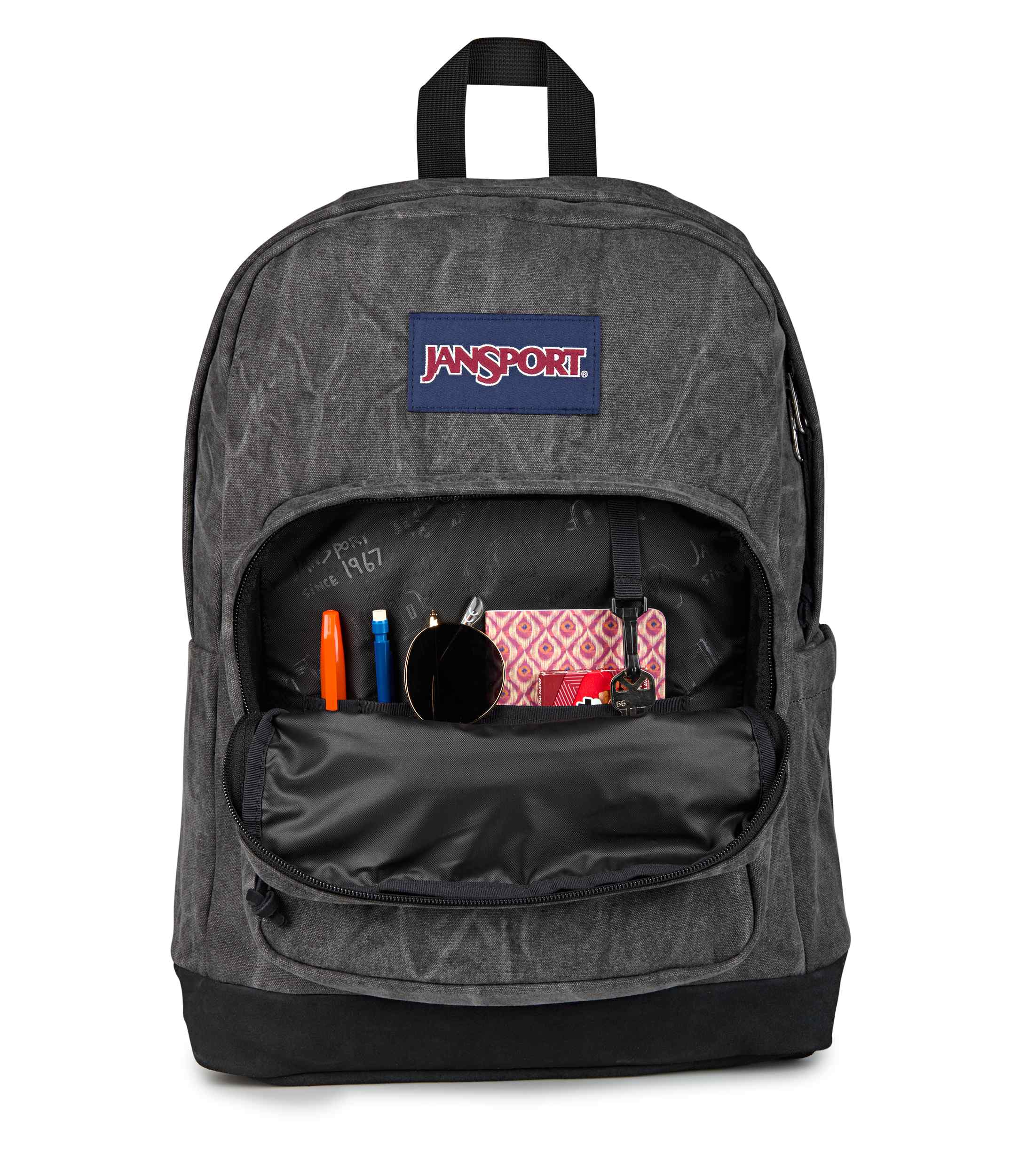 jansport-right-pack-expression-rucksack-aged-canvas-black-laptop image 6