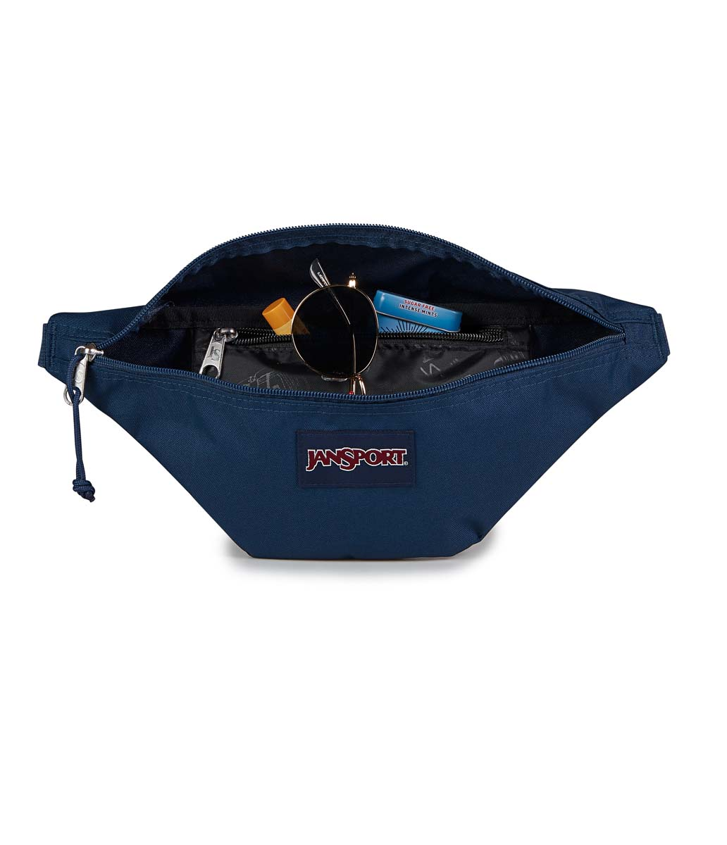 jansport-swing-waistpack-bauchtasche-navy-reiverschluss image 3