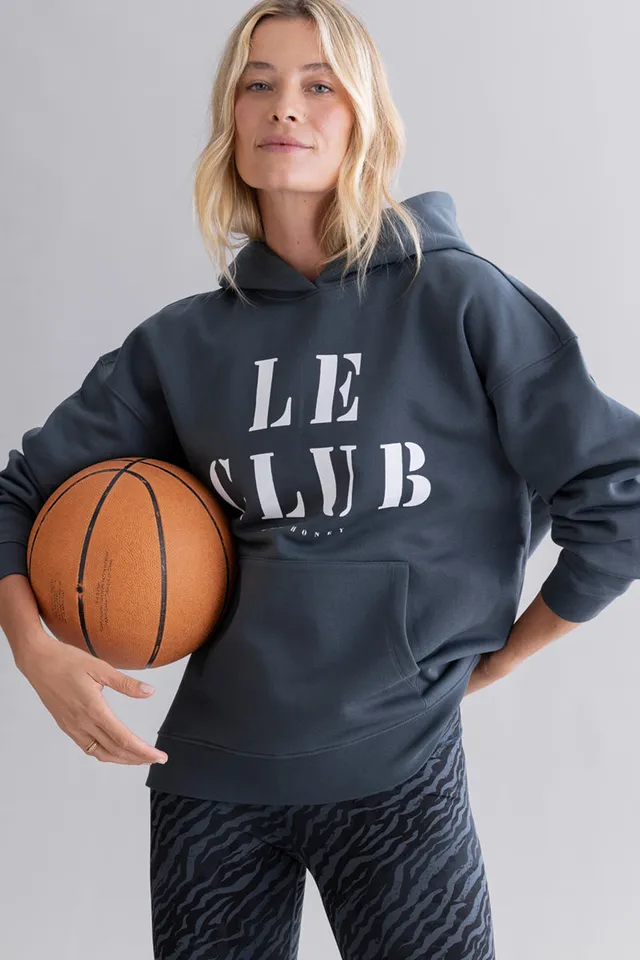 hey-honey-classic-hoodie-teal-le-club-kapuzenpulli-baumwolle image 1