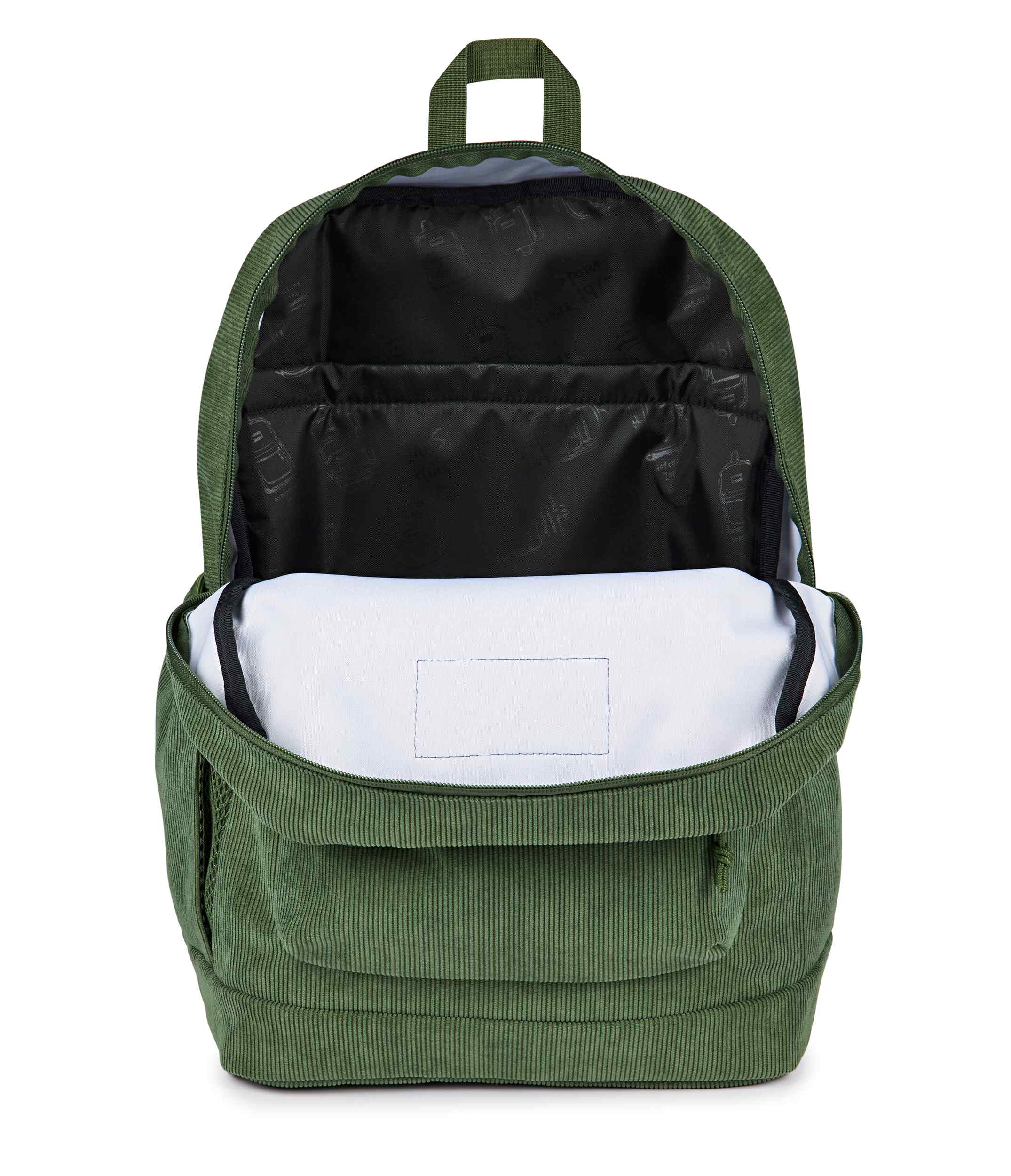 jansport-cross-town-plus-remix-rucksack-cargo-green-corduroy-laptopfach image 5