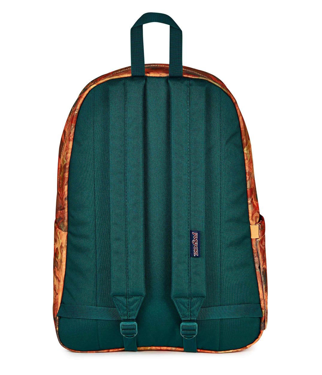 jansport-superbreak-plus-rucksack-bogcore-camo-orange-mit-laptopfach image 3