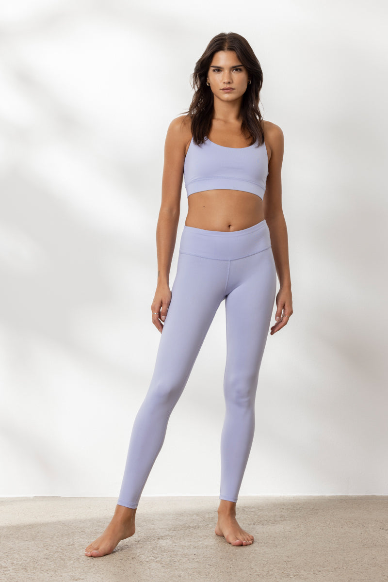 hey-honey-classic-leggings-baby-lavender-yoga-leggings image 2