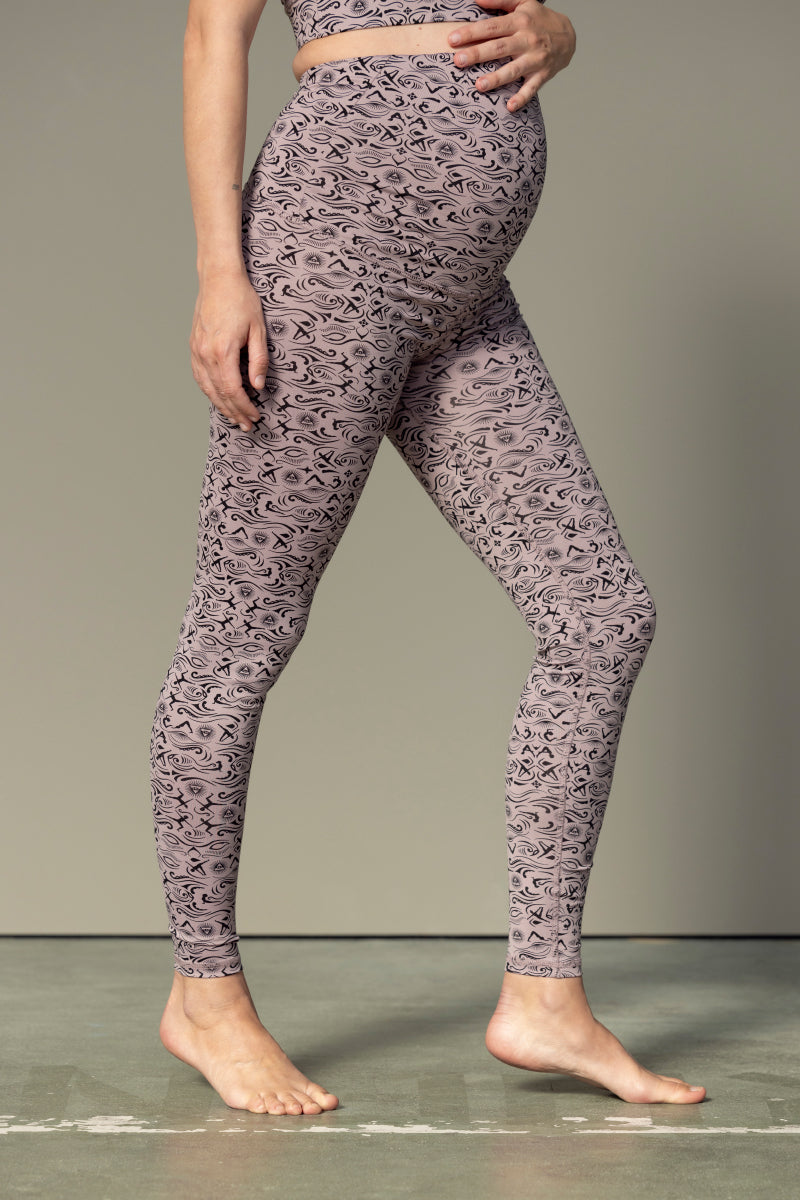 hey-honey-classic-maternity-leggings-samadhi-dove-grau image 3