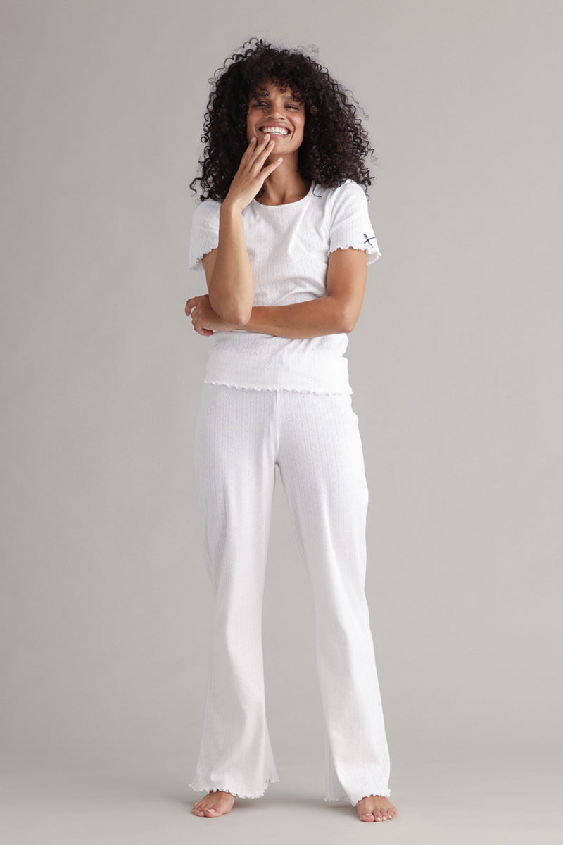 hey-honey-classic-pointelle-white-long-pants-loungehose-wei image 7