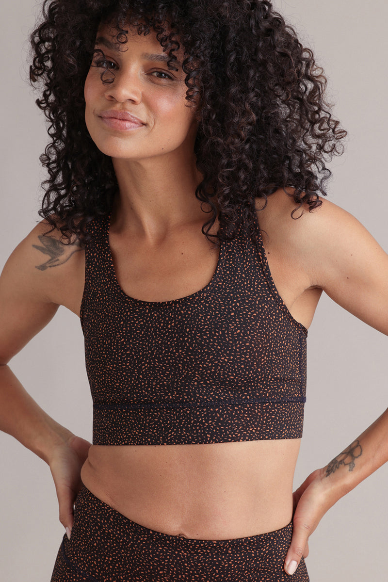 hey-honey-classic-racerback-bra-minimal-pumpkin-orange image 7