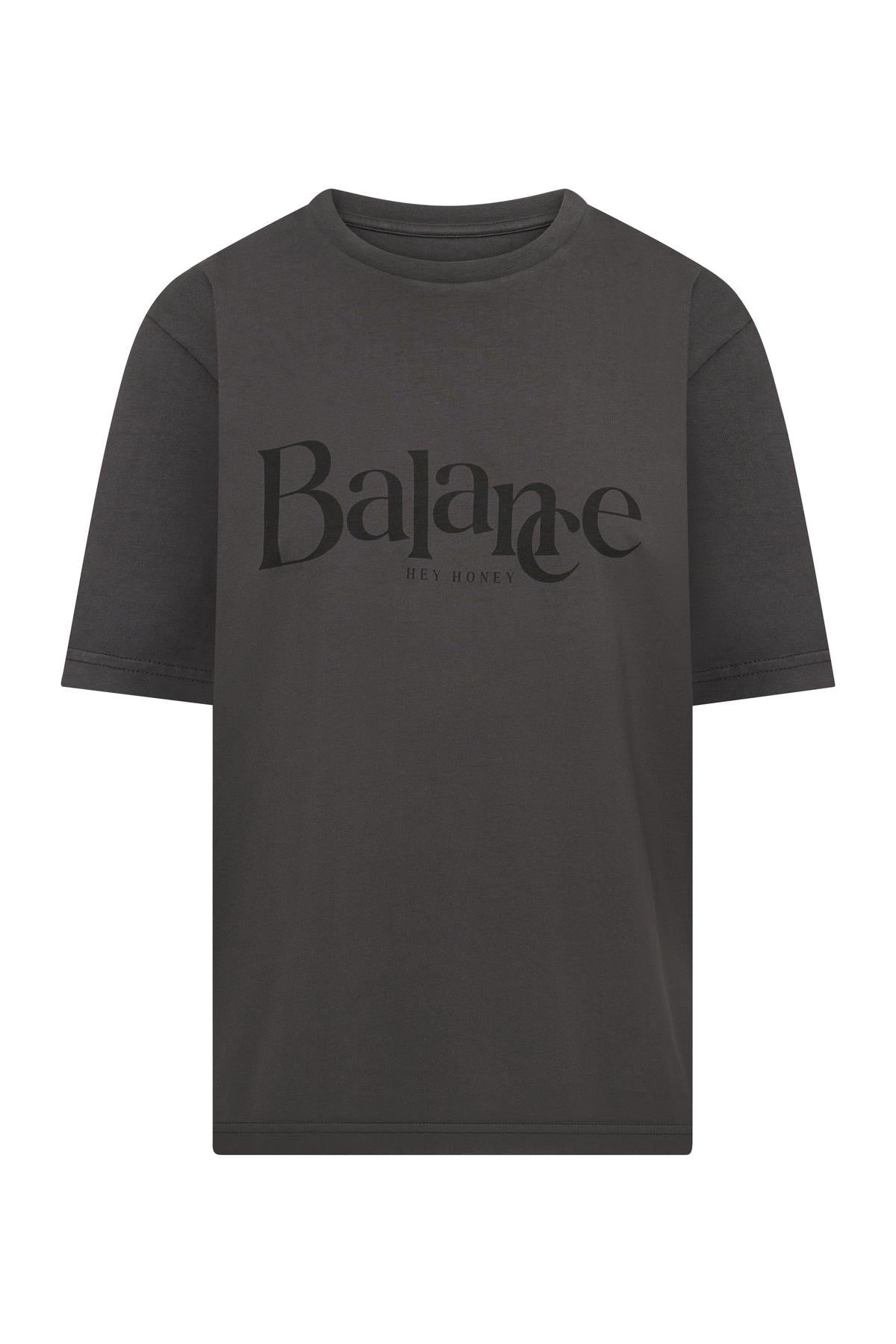 hey-honey-classic-t-shirt-balance-shirt-black-oversize image 8
