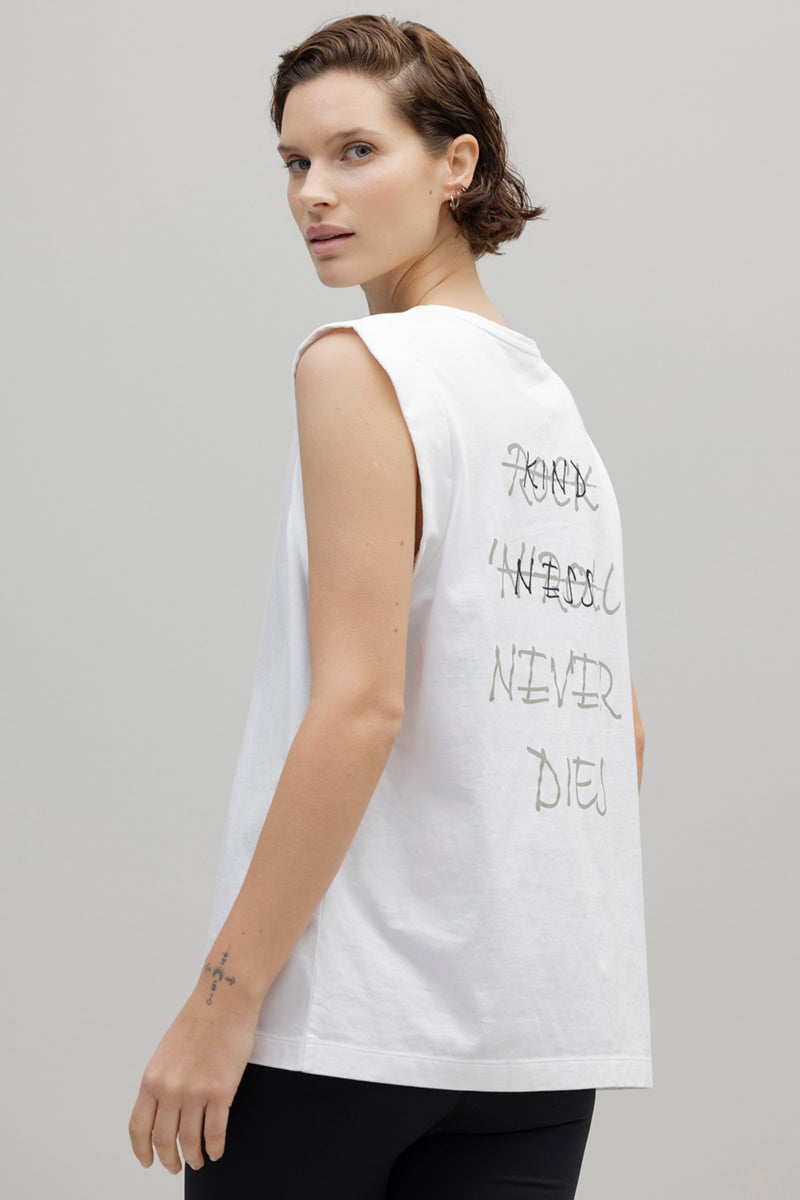 hey-honey-classic-tank-kindness-top-baumwolle-oversize-wei image 1