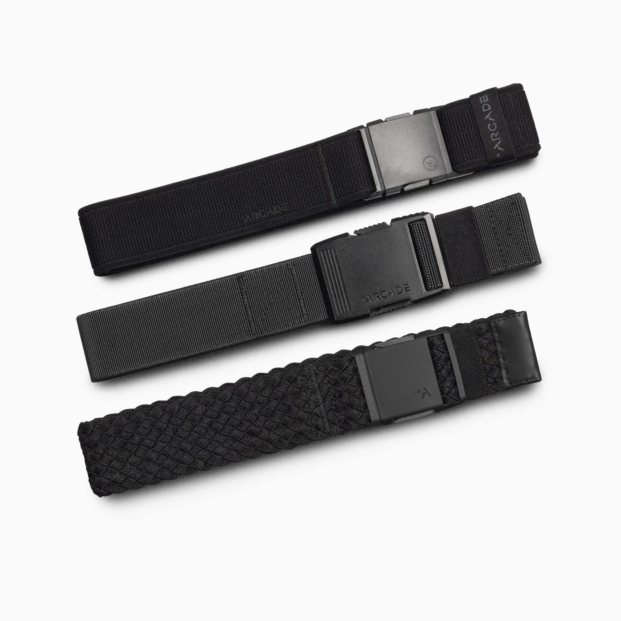 arcade-adventure-stretch-belts-pack-midnight-g-rtel-3er-schwarz image 1