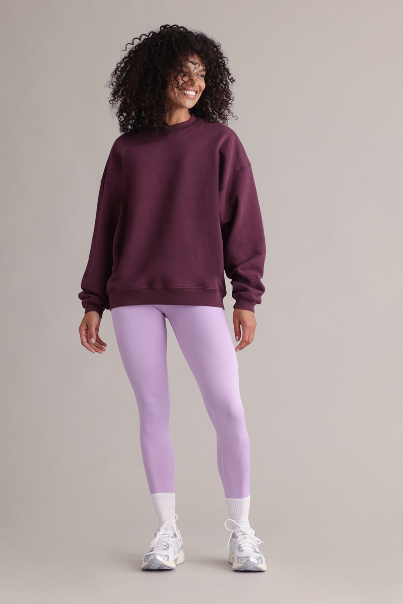 hey-honey-classic-rise-and-shine-sweatshirt-italian-plum image 4