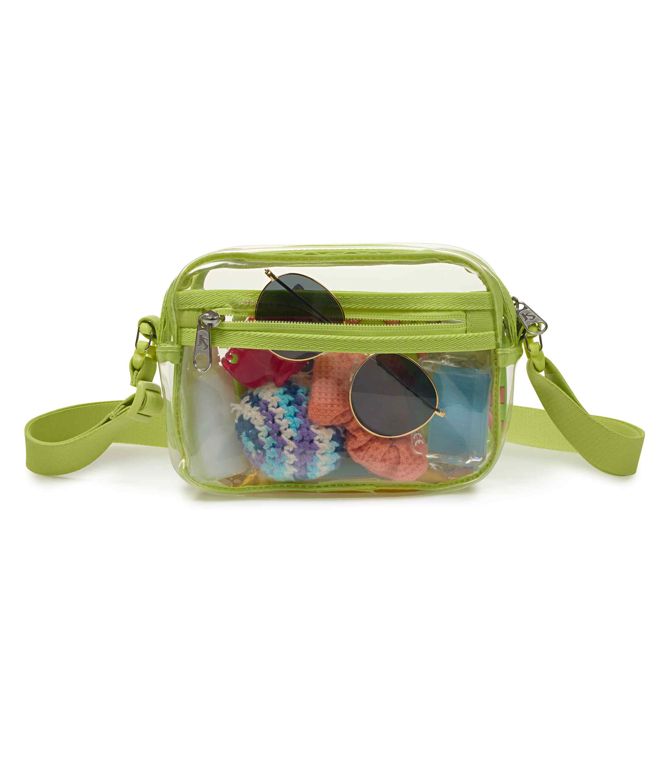 jansport-clear-crossbody-umh-ngetasche-lime-citron image 5
