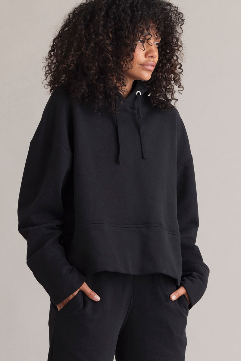 hey-honey-classic-cozy-hoodie-kapuzenpullover-schwarz-baumwolle image 1