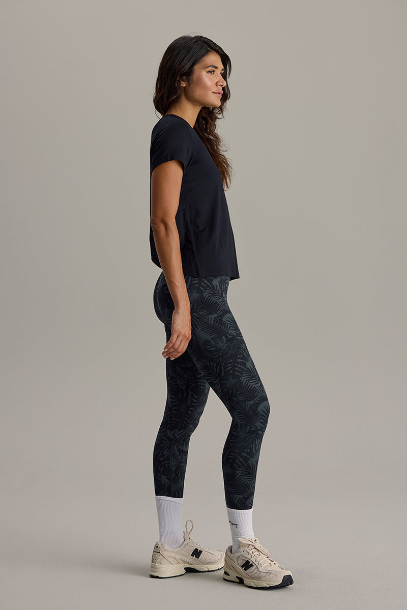 hey-honey-classic-active-wrap-tee-t-shirt-black-viskose image 7