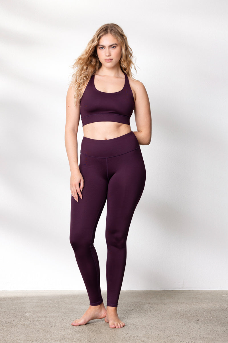 hey-honey-classic-criss-cross-bra-sport-bh-wine-kompressiv image 4