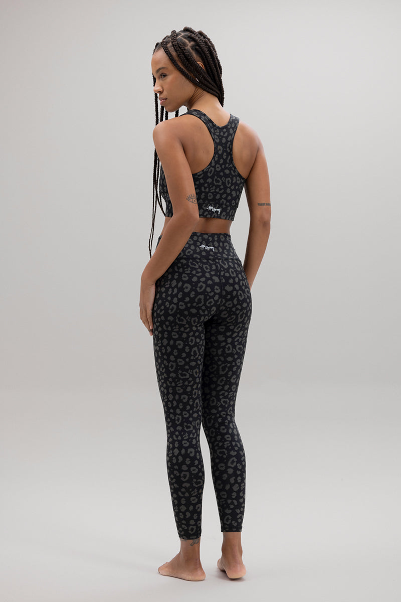 hey-honey-classic-cropped-leggings-leo-black-7-8-schwarz-leo image 2