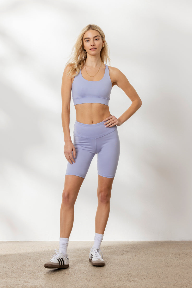 hey-honey-classic-biker-baby-lavender-shorts-lavendel-high-waist image 2