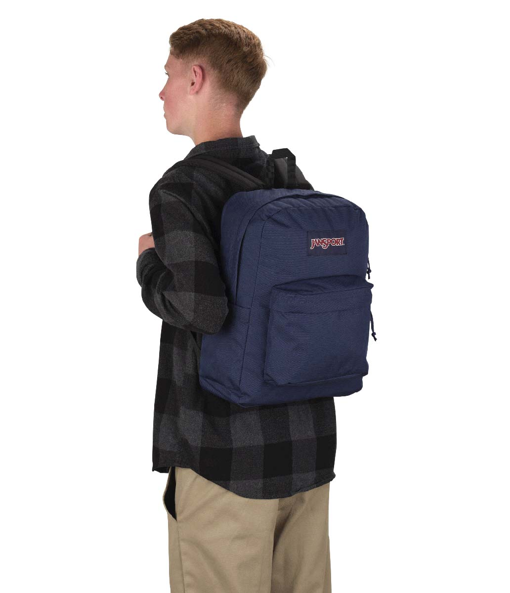 jansport-superbreak-plus-rucksack-navy-mit-laptopfach image 7