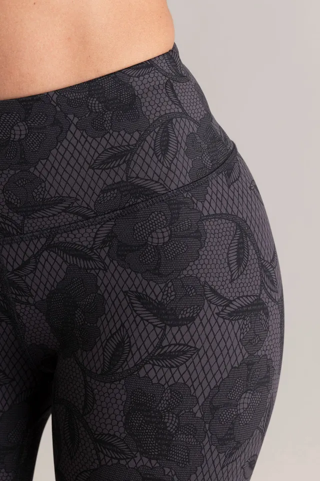 hey-honey-classic-cropped-leggings-dark-lace-7-8-high-waist image 1