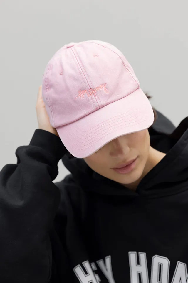 hey-honey-classic-vintage-pink-cap-rosa-one-size image 1
