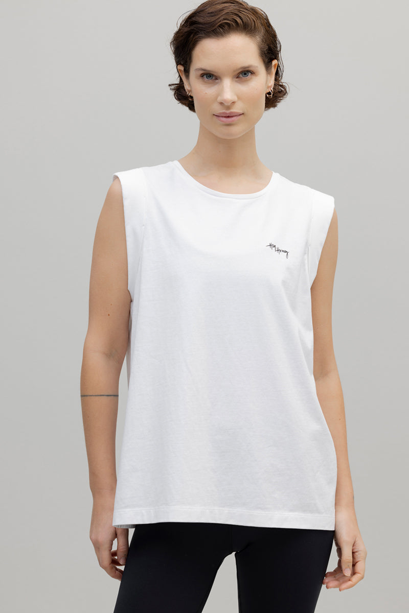 hey-honey-classic-tank-kindness-top-baumwolle-oversize-wei image 2