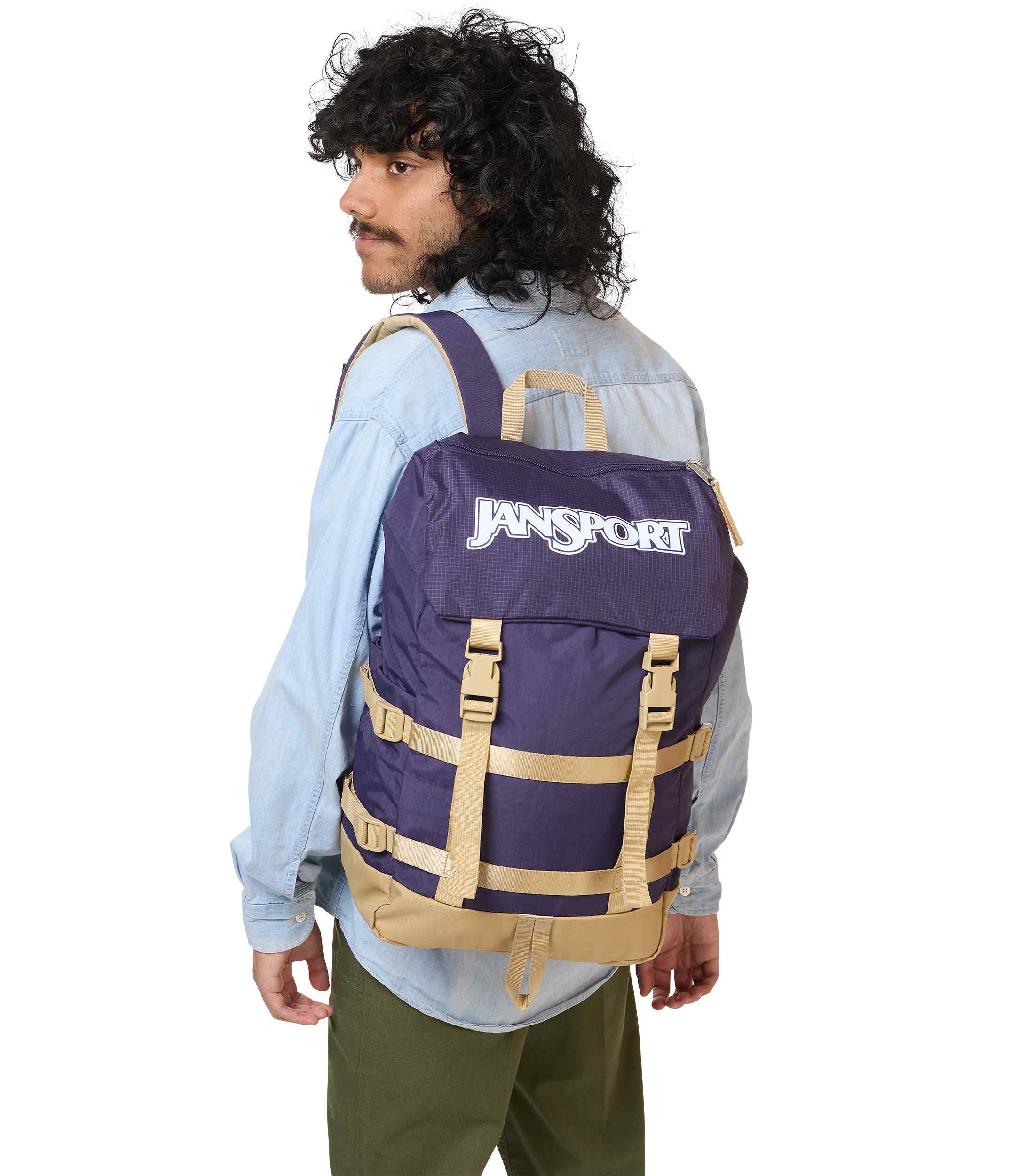jansport-skip-pack-rucksack-amethyst-angst-mit-laptopfach image 8
