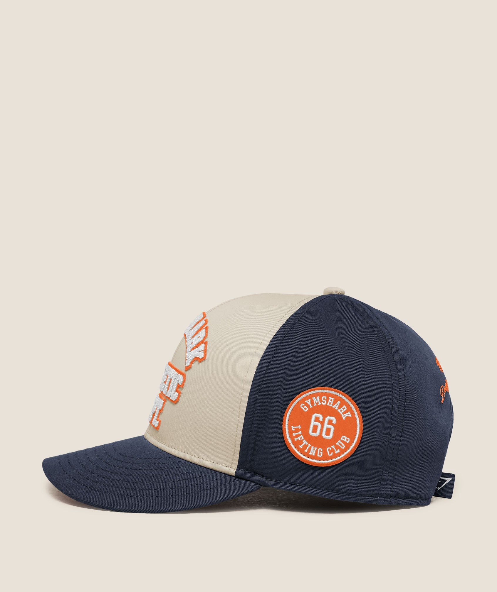 gymshark-power-6-panel-collegiate-trucker-cap-baumwolle image 2