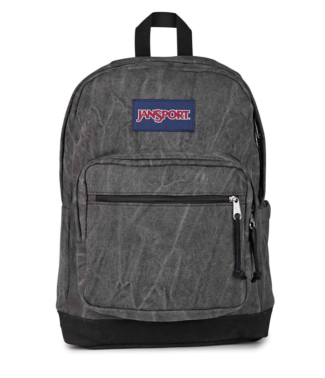 jansport-right-pack-expression-rucksack-aged-canvas-black-laptop image 1
