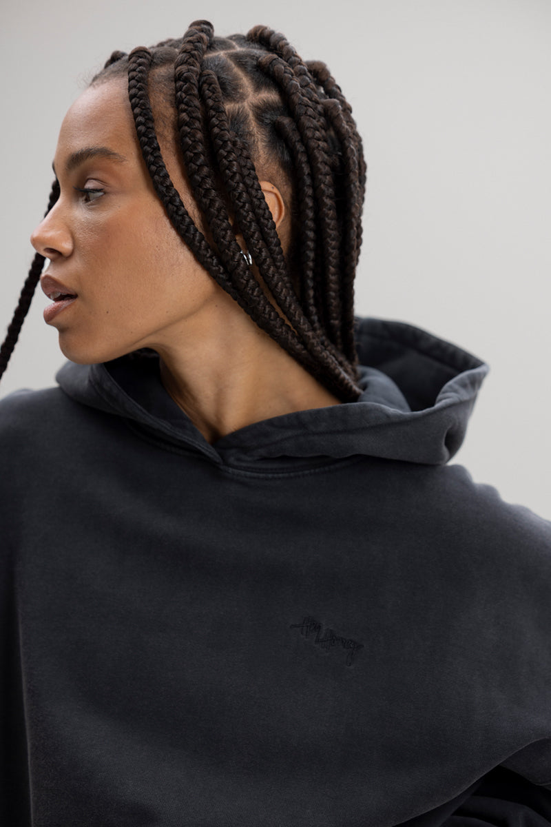 hey-honey-classic-hoodie-black-baumwolle-oversized image 1