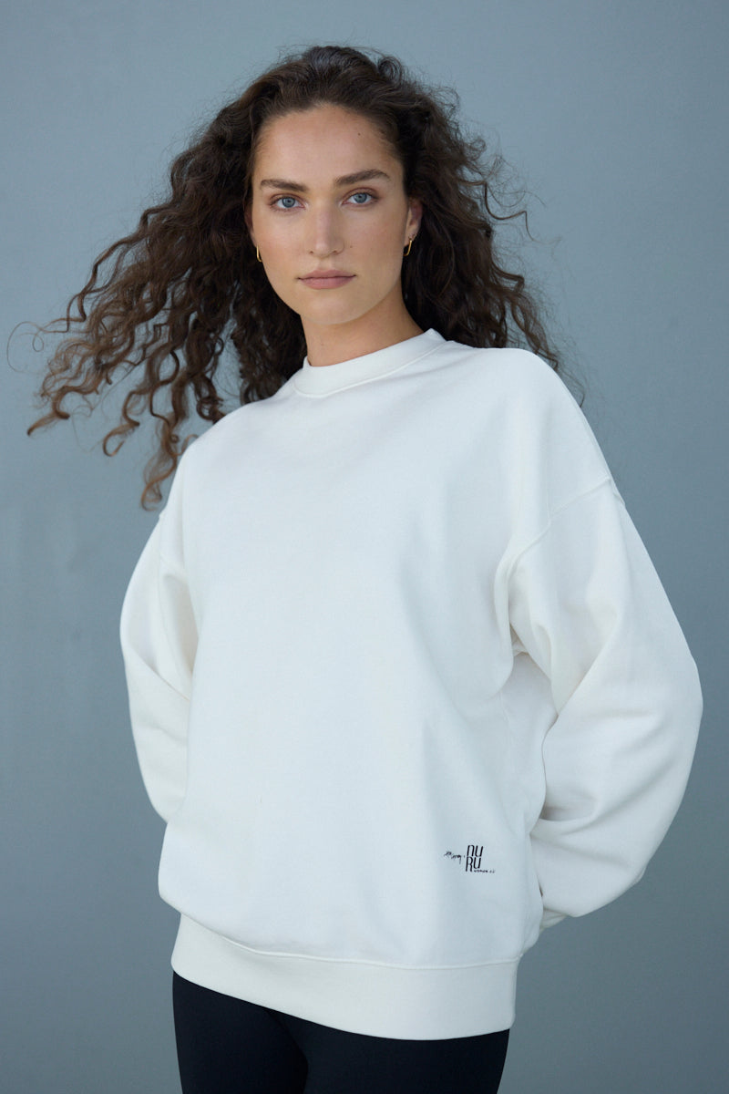 hey-honey-classic-sweater-mother-white-pullover-baumwolle image 2